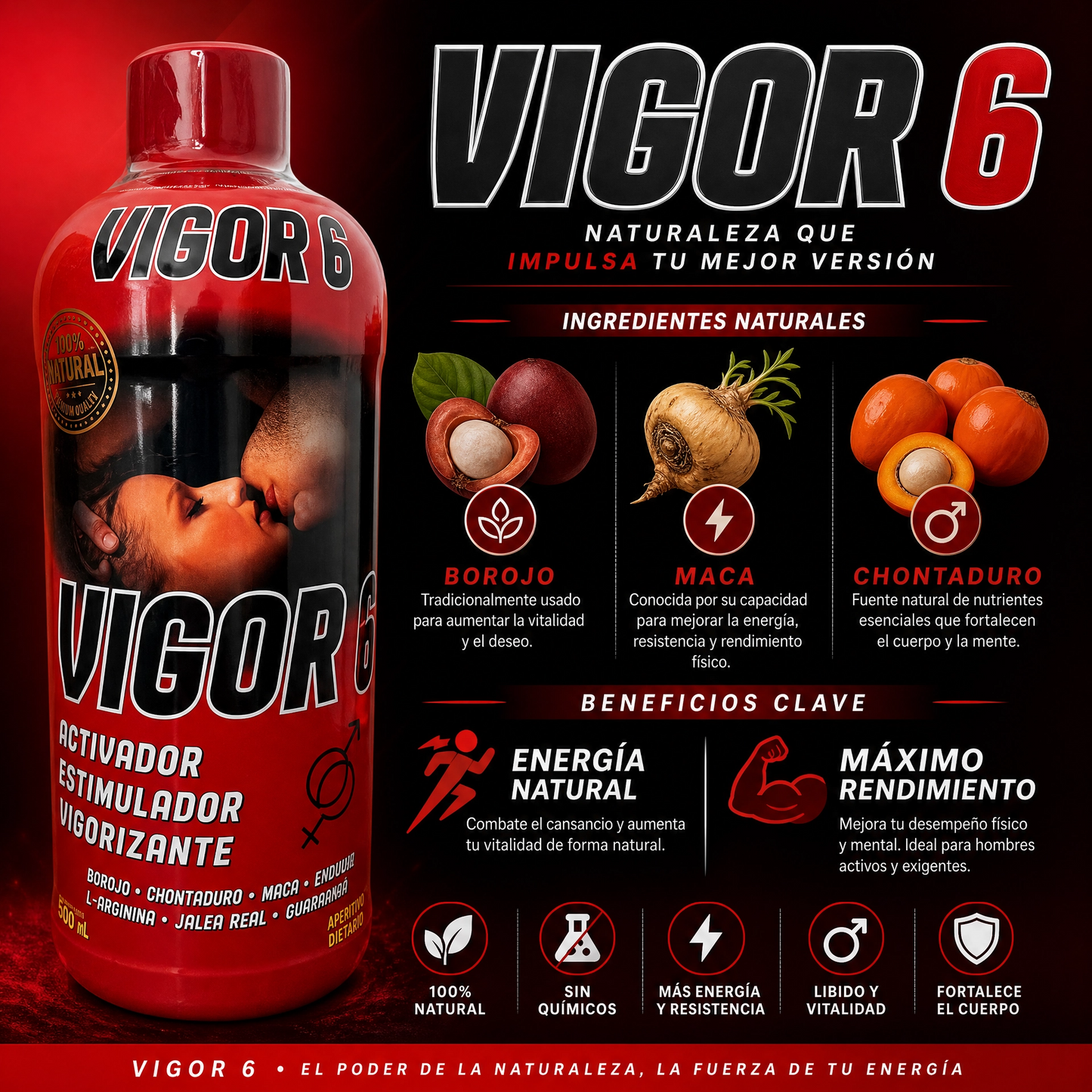 🔥 Vigor 6 de VitalCOL – Energía y Deseo al Máximo 🔥