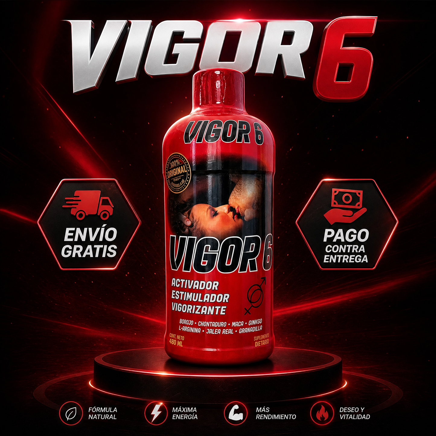 🔥 Vigor 6 de VitalCOL – Energía y Deseo al Máximo 🔥